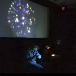 Partial Wave Child, audiovisual live performance of Above Fire Below the Lake, Centre for Contemporary Arts, Glasgow