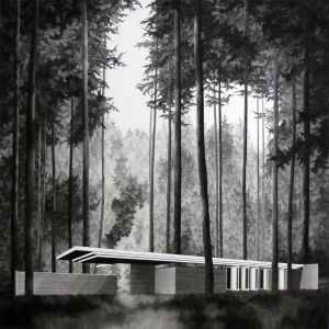 Goetsch-Winckler #3, Charcoal on paper, 110 x 110cm