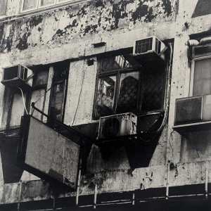 Hum on Nathan Road - Photopolymer gravure