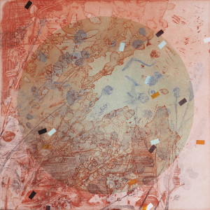 Improvisation 6, Variation 6 - Unique multiplate etching